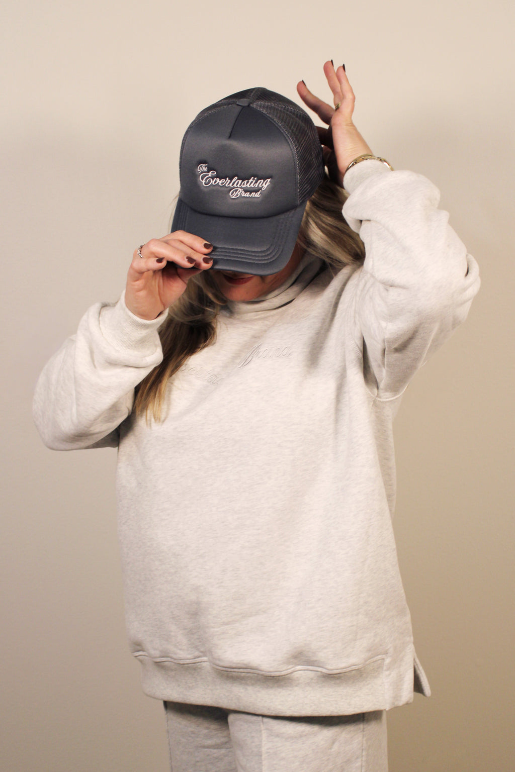 Charcoal Gray Foam Trucker Hat